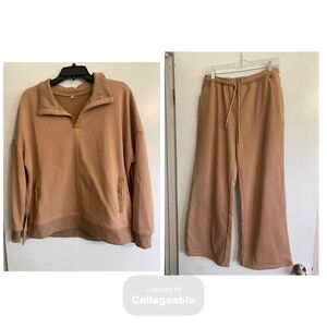 Tan Women’s Casual Lounge Set- Size L